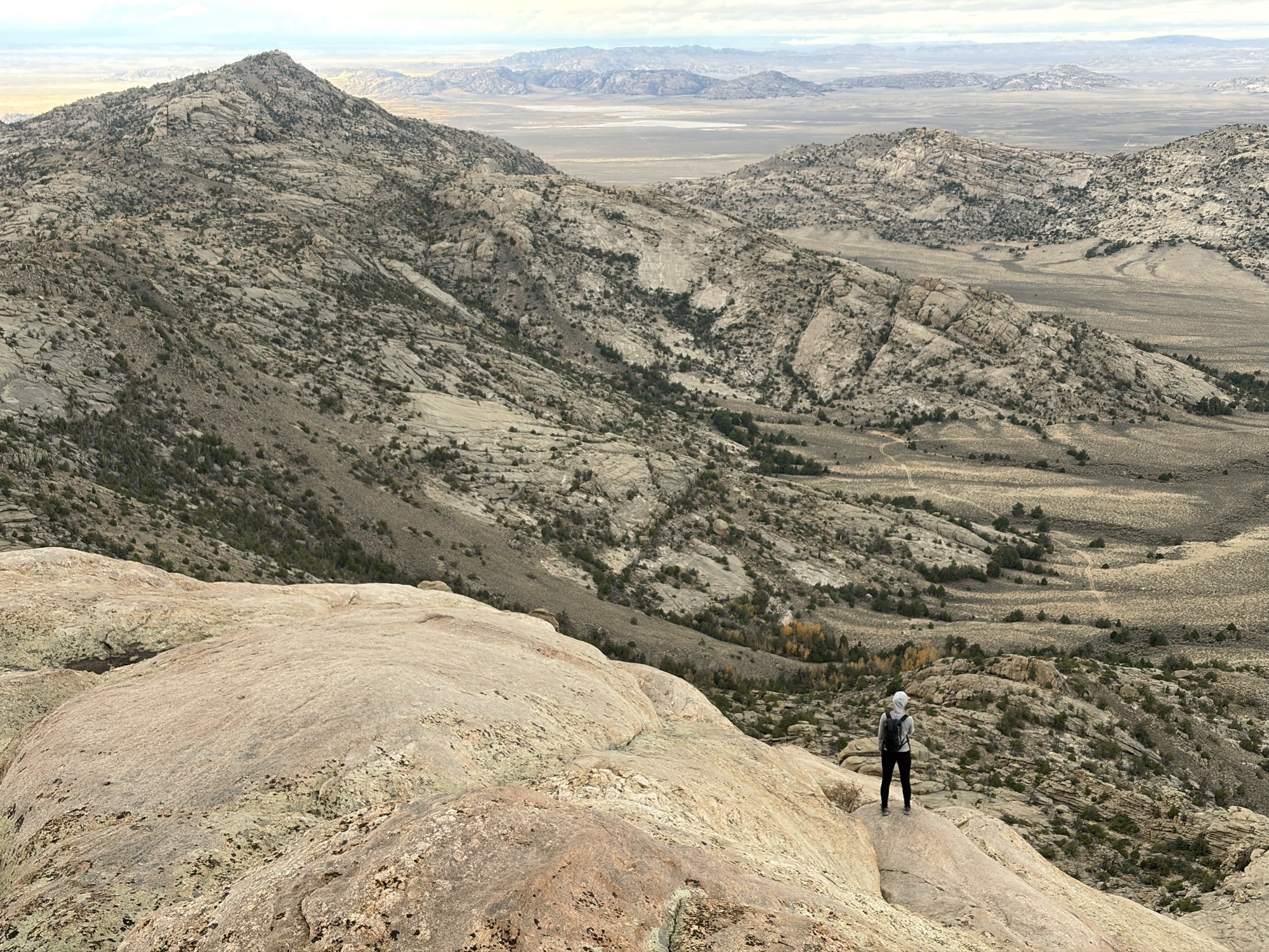 High on the shoulder of Lankin Dome