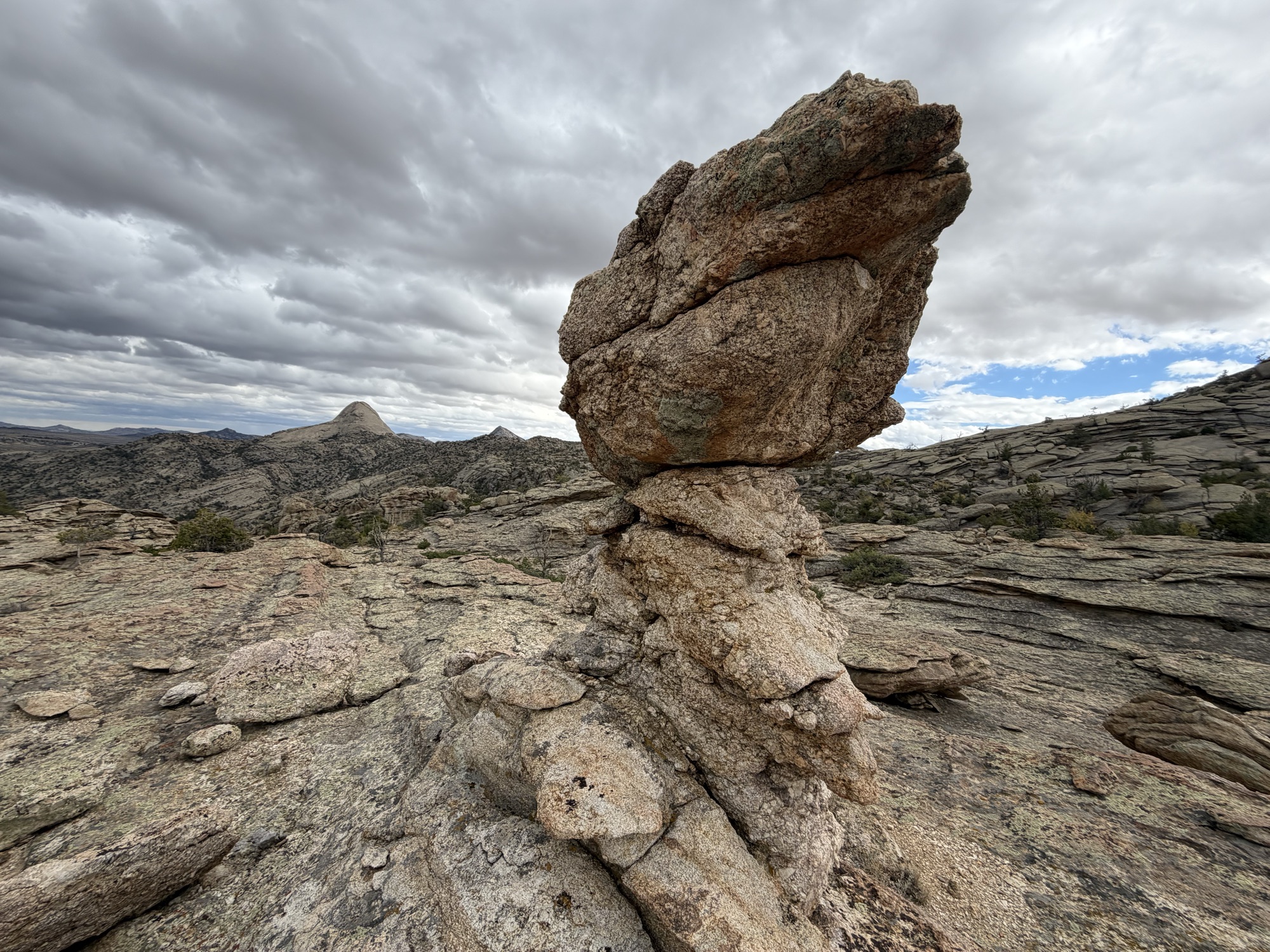 A hoodoo, not long for this world–given the wind